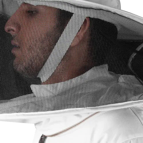 Beekeeping Bee Full Suit Standard Cotton With Round Head Veil M - Paws & Palettes