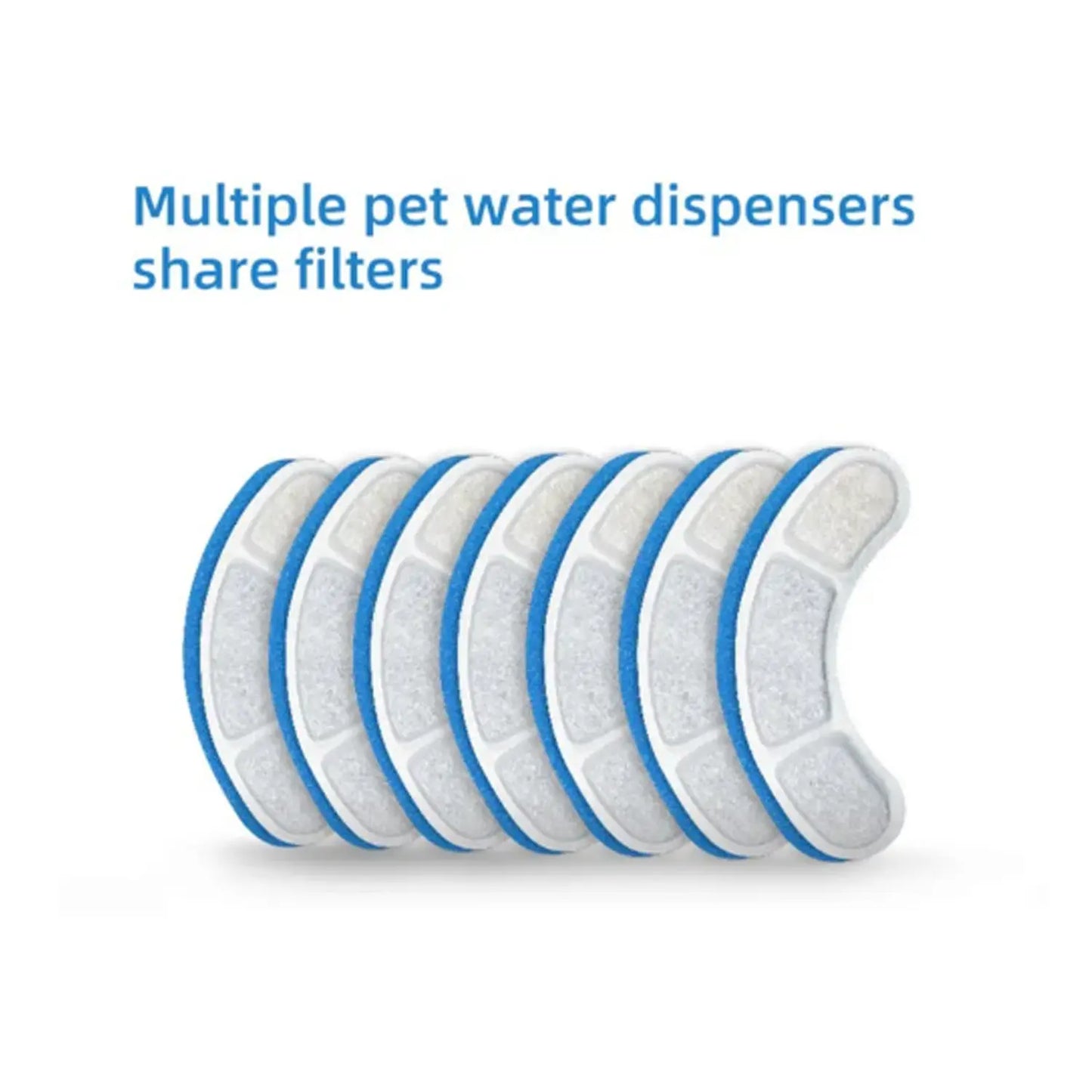 8PCS Filter Electric Pet Water Fountain Automatic Sensor Drinking Dispenser Filter - Paws & Palettes