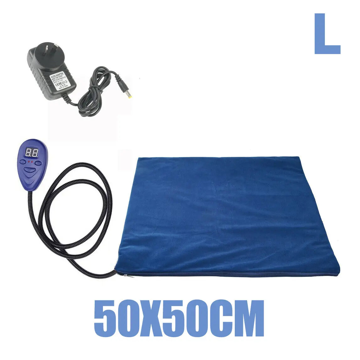 Electric Pet Heat Pad: Waterproof Heating Mat for Cat Dog Bed | Chew Resistant L - Paws & Palettes