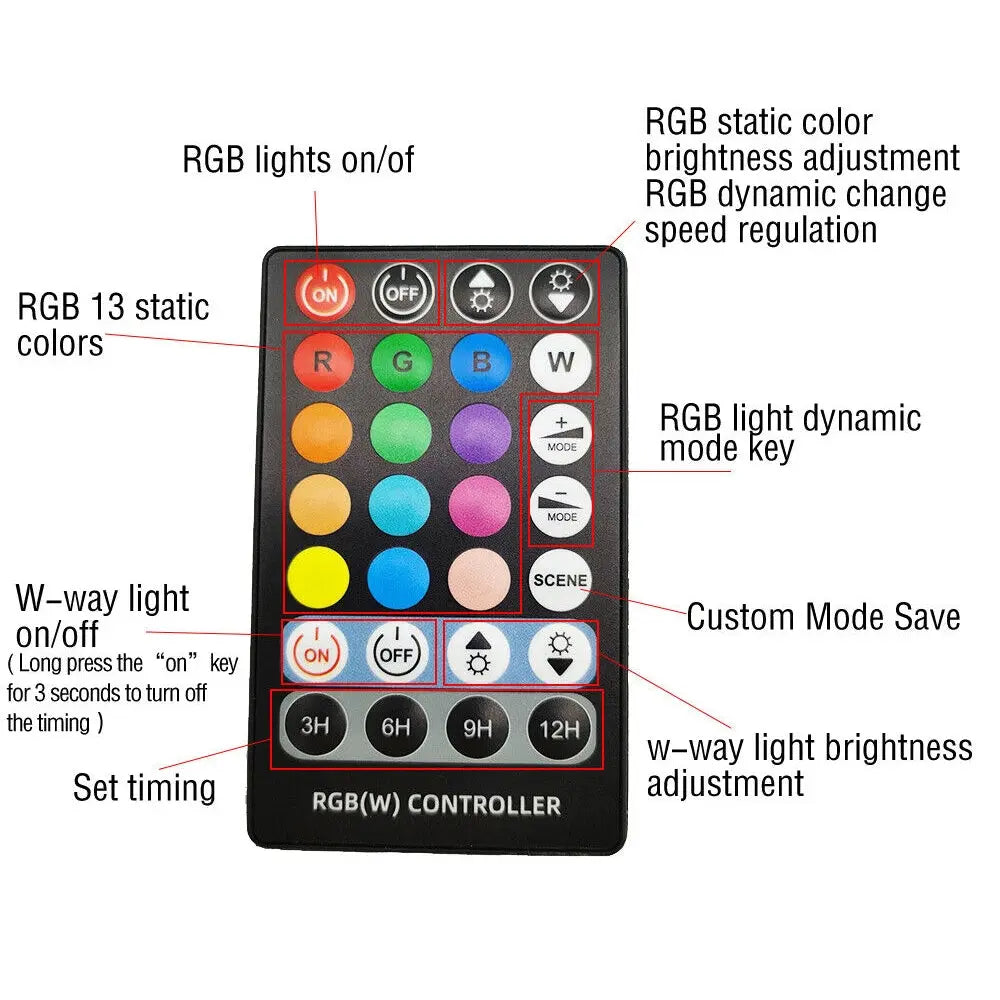 216LED Full Spectrum Aquarium LED Light Lighting Aqua Plant Fish Tank Lamp - Paws & Palettes