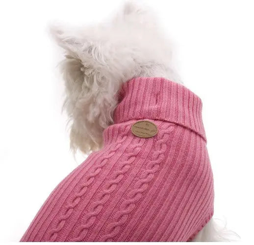 Pink Dog Jumper 50cm - Paws & Palettes
