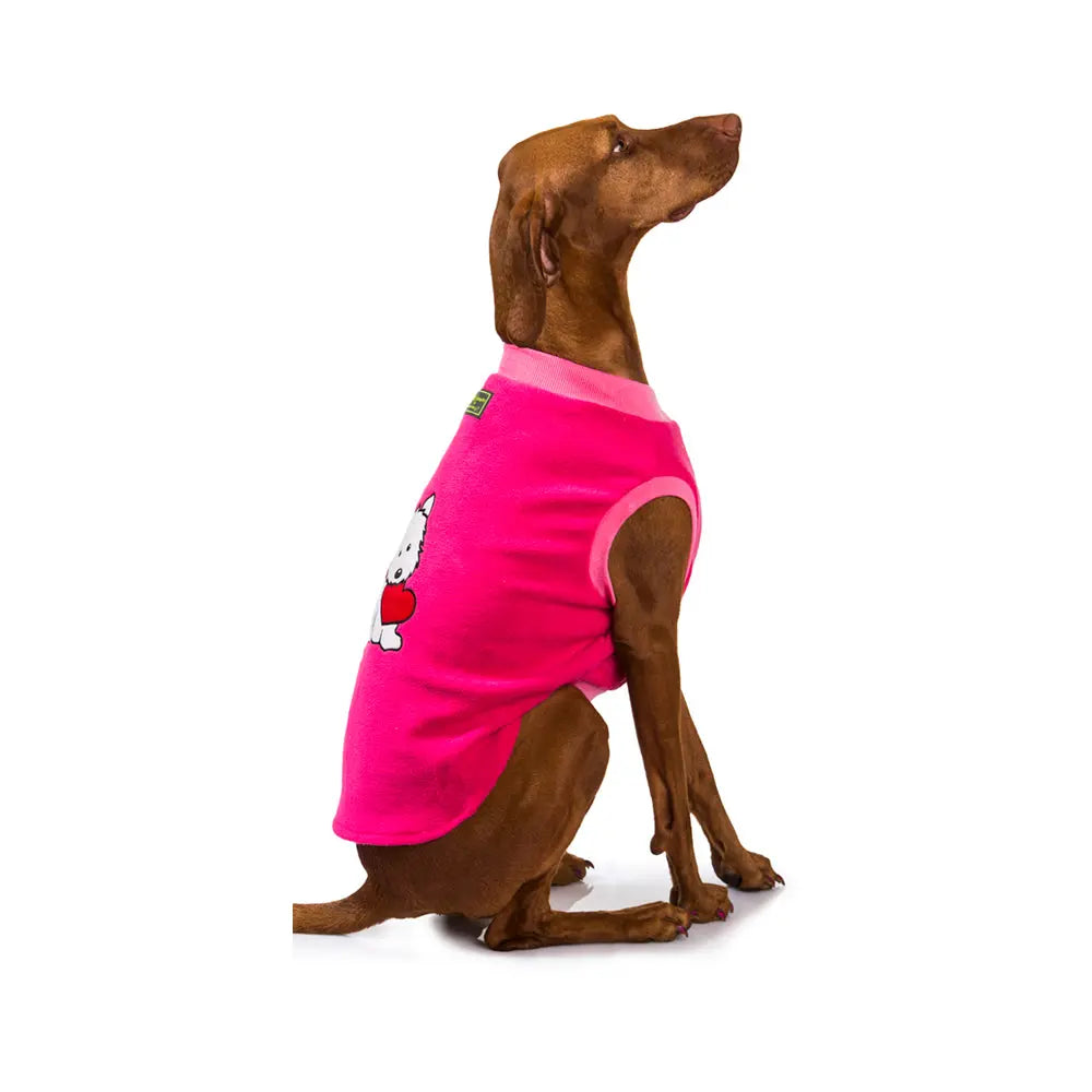Puppy Heart Pink Dog Pyjamas 80cm - Paws & Palettes