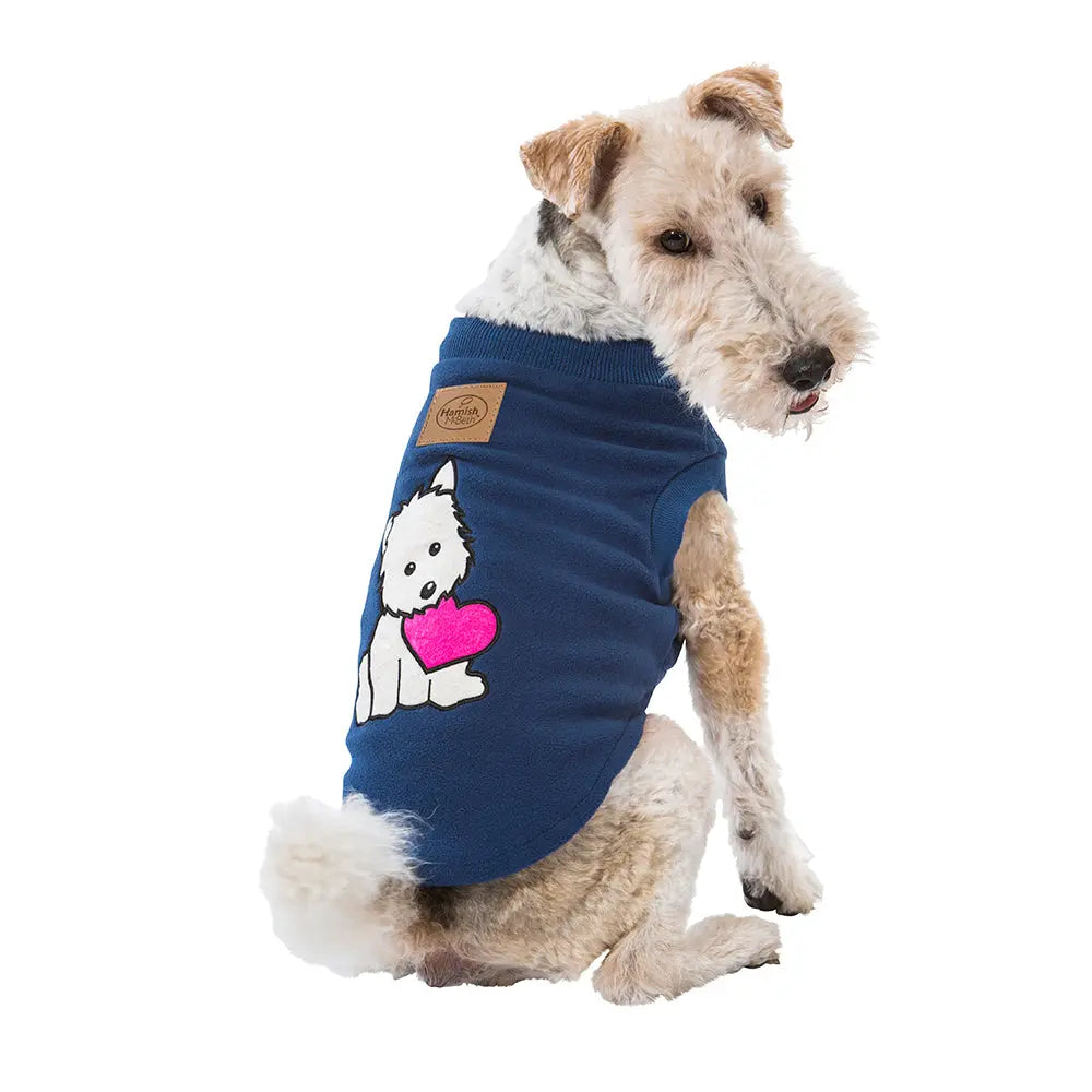 Puppy Heart Blue Dog Pyjamas 30cm - Paws & Palettes