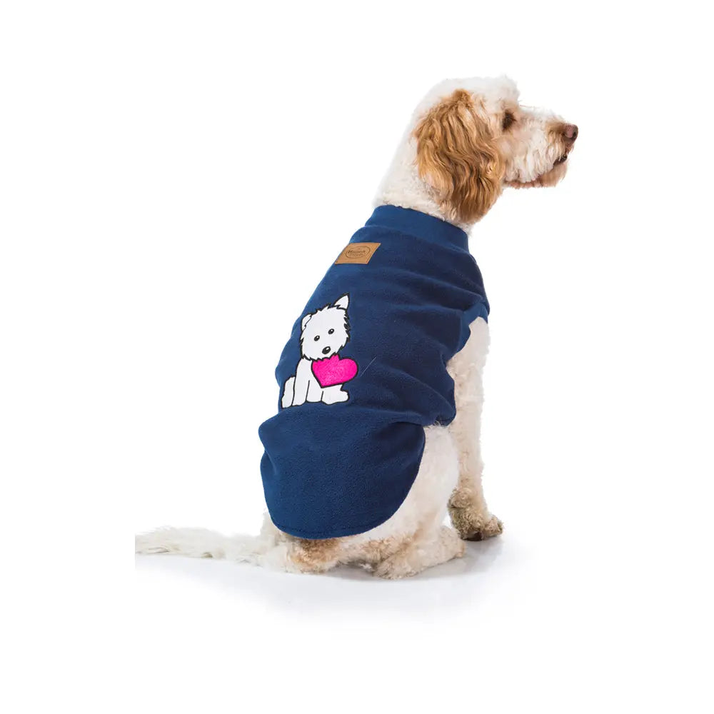 Puppy Heart Blue Dog Pyjamas 50cm - Paws & Palettes