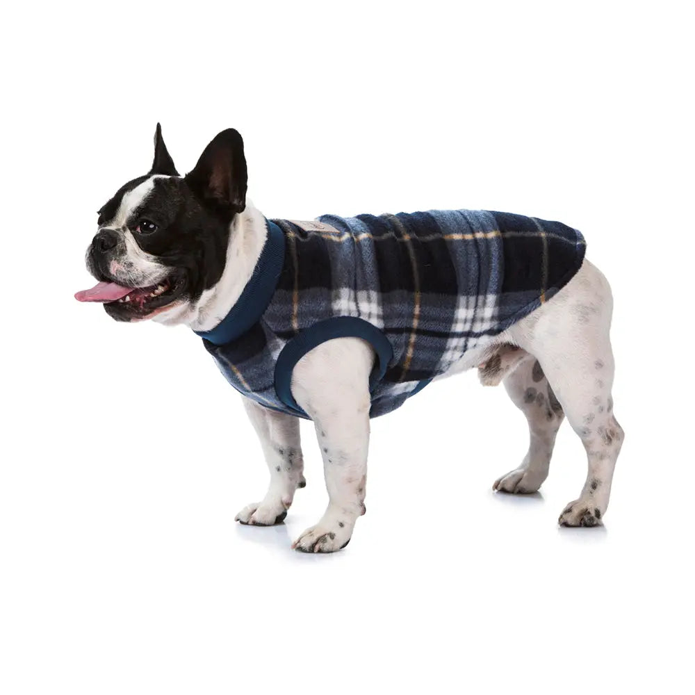 Blue Tartan Dog Pyjamas 30cm - Paws & Palettes