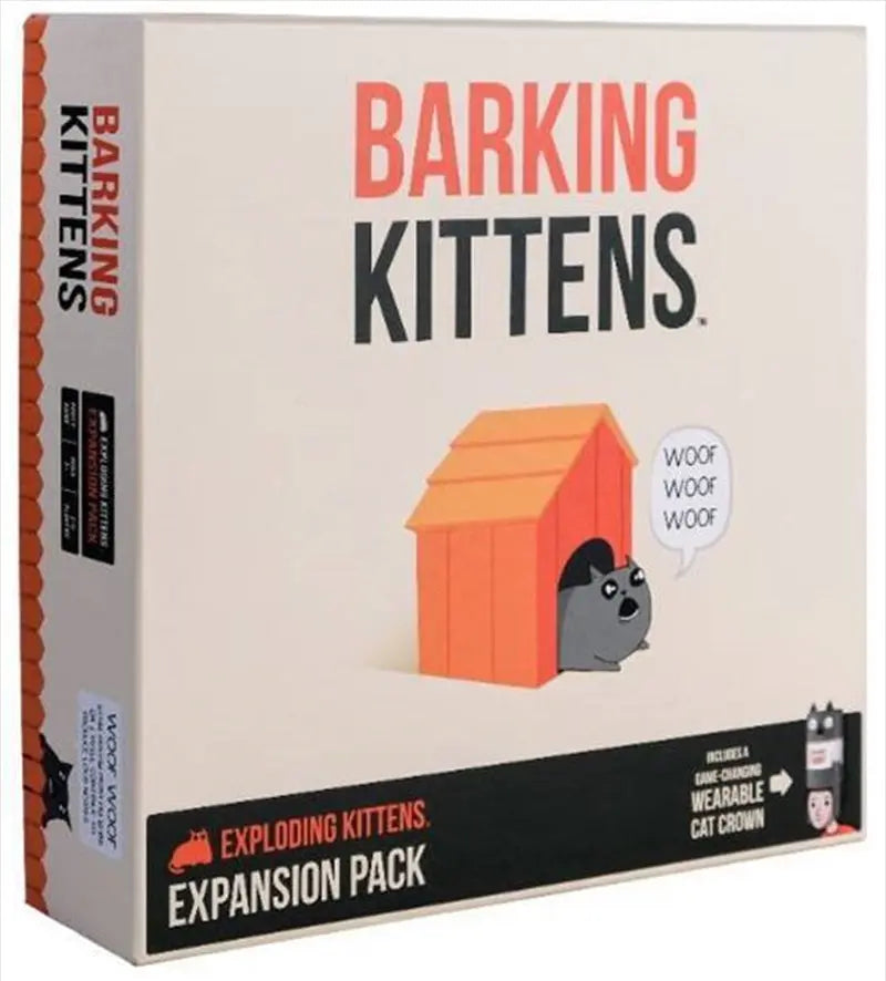 Barking Kittens (3rd Exploding Kittens Expansion) - Paws & Palettes