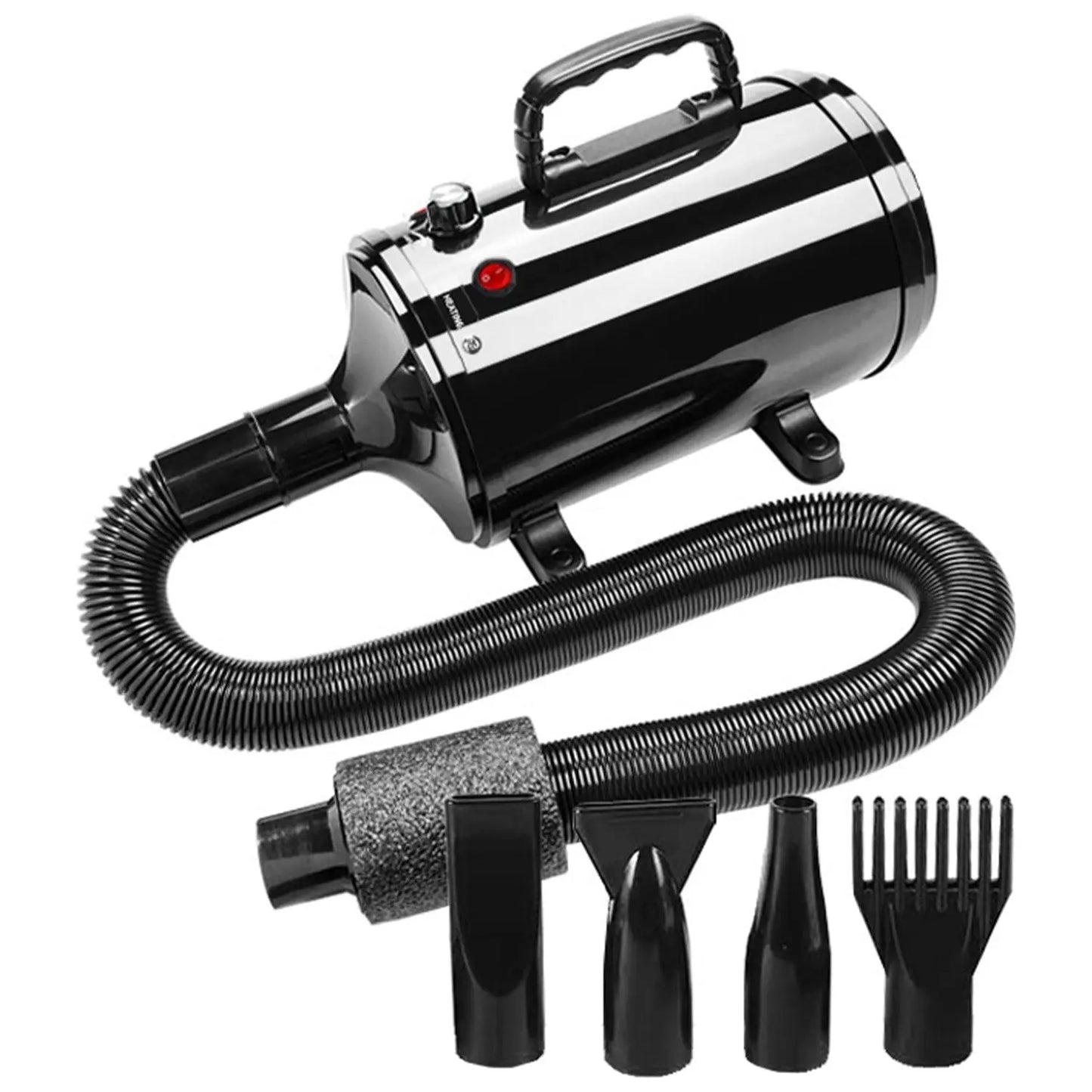 Floofi Pet Hair Dryer Advance Button Version (Black) - Paws & Palettes