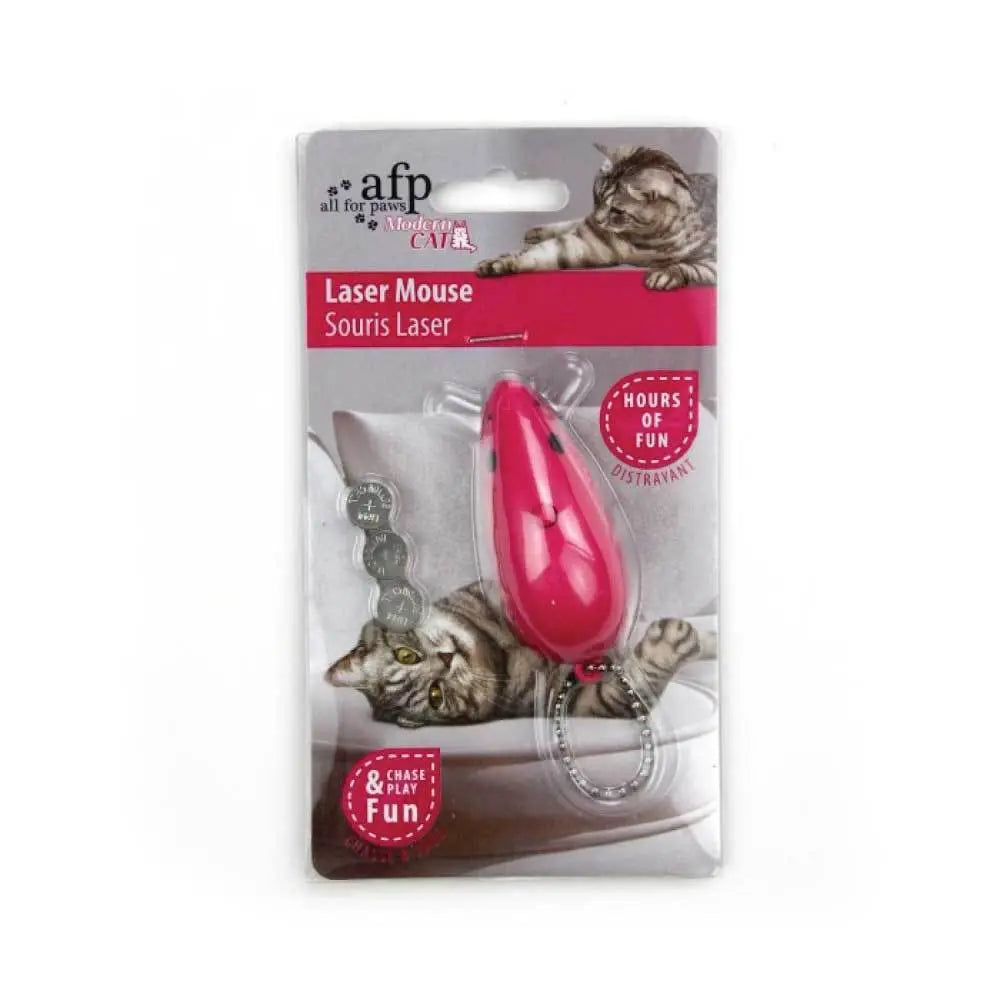 LED Cat Mouse Light Pointer Toy Pink Kitten Interactive Chase Play All For Paws - Paws & Palettes