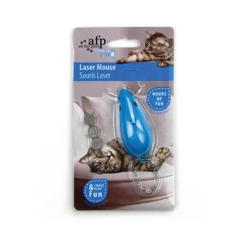 LED Cat Mouse Light Pointer Toy Blue Kitten Interactive Chase Play All For Paws - Paws & Palettes
