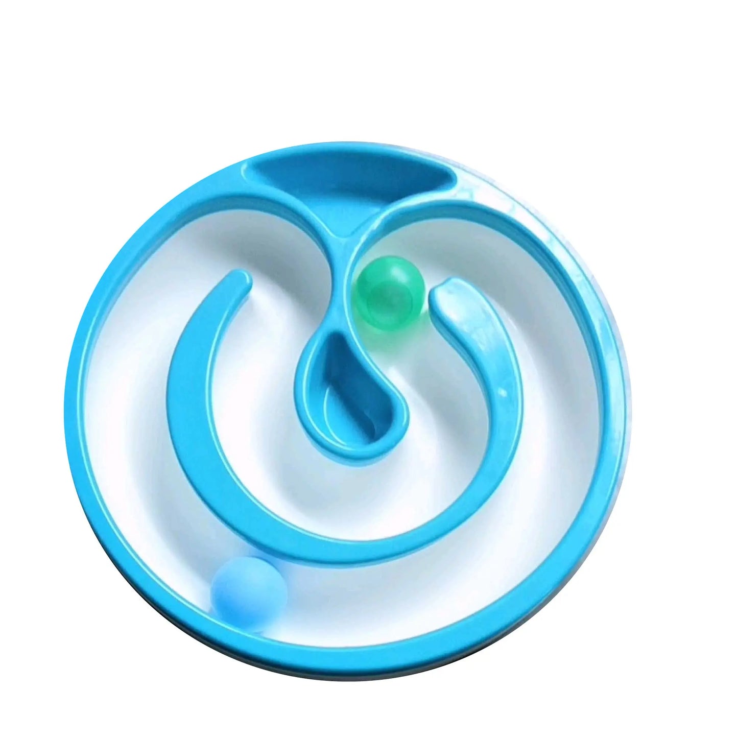 Interactive Cat Track Circle with LED Sound Light Rolling Ball - Chase Play Toy - Paws & Palettes