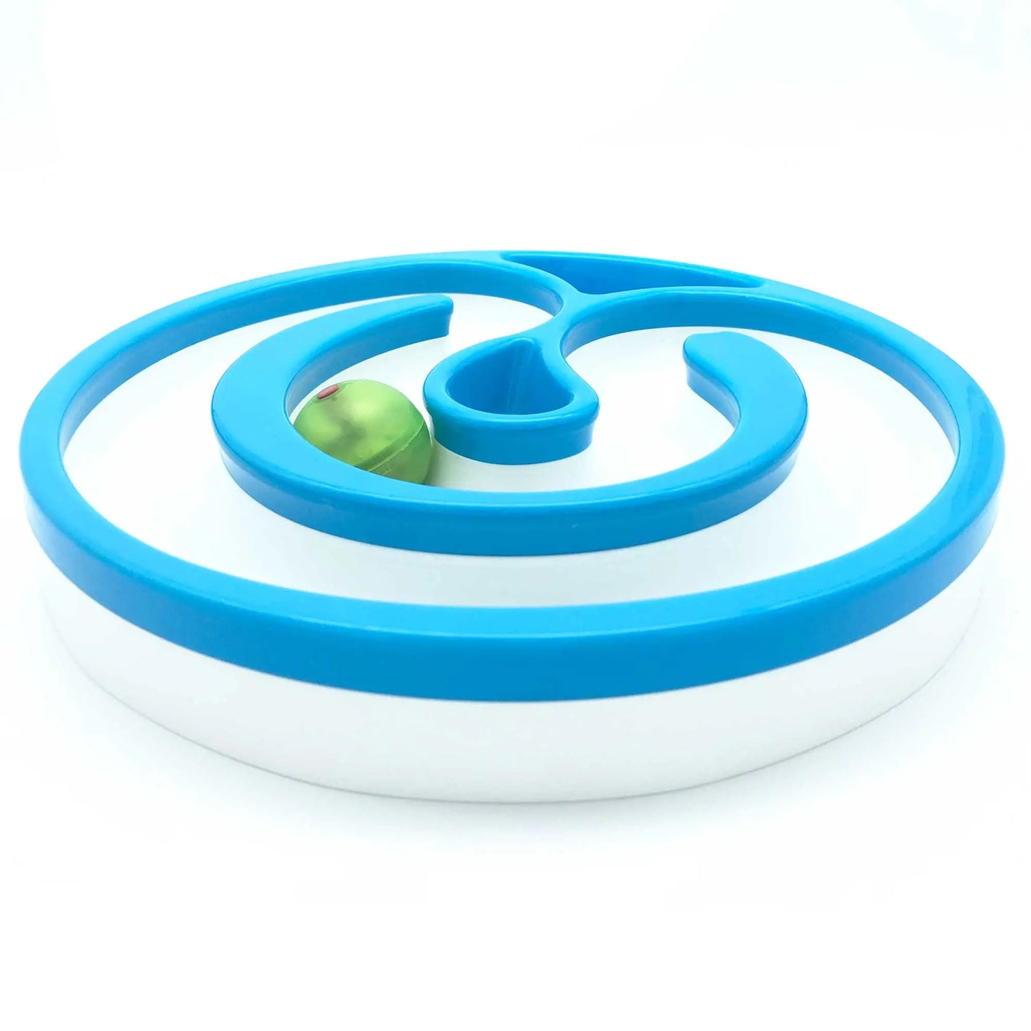Interactive Cat Track Circle with LED Sound Light Rolling Ball - Chase Play Toy - Paws & Palettes