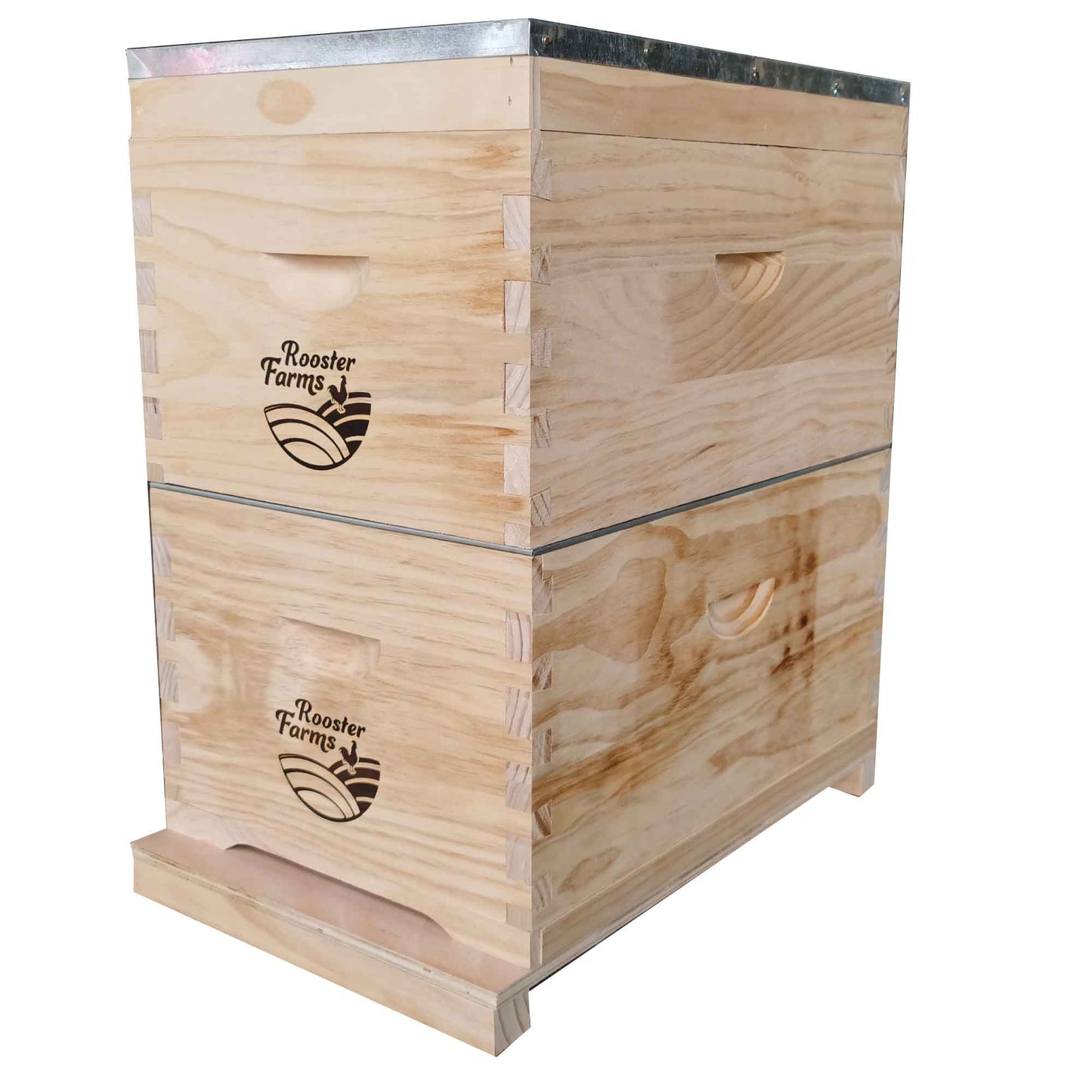 8 Frame Double Beehive Box 16 Frames Australian Bee Hive Langstroth Beekeeping - Paws & Palettes