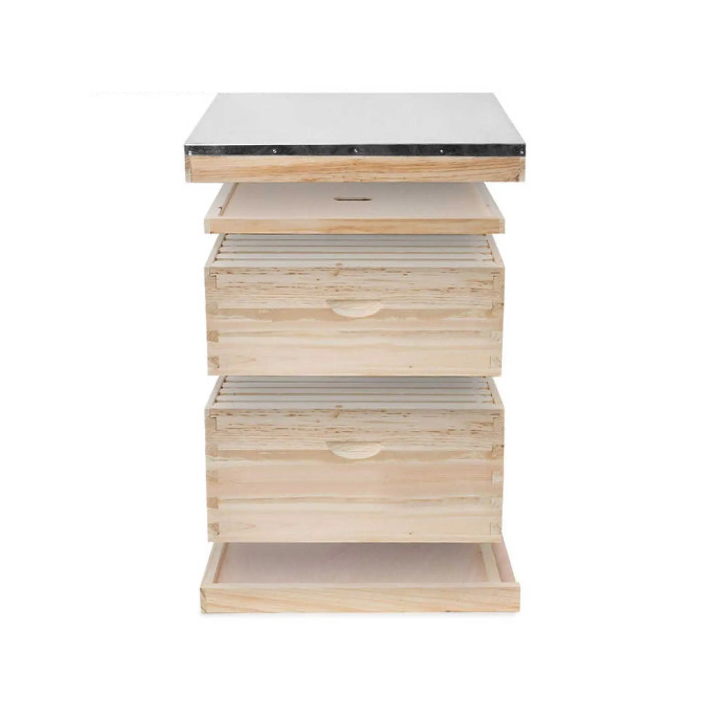 8 Frame Double Beehive Box 16 Frames Australian Bee Hive Langstroth Beekeeping - Paws & Palettes