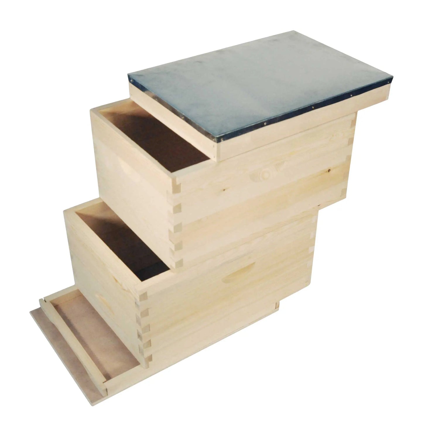 8 Frame Double Beehive Box 16 Frames Australian Bee Hive Langstroth Beekeeping - Paws & Palettes