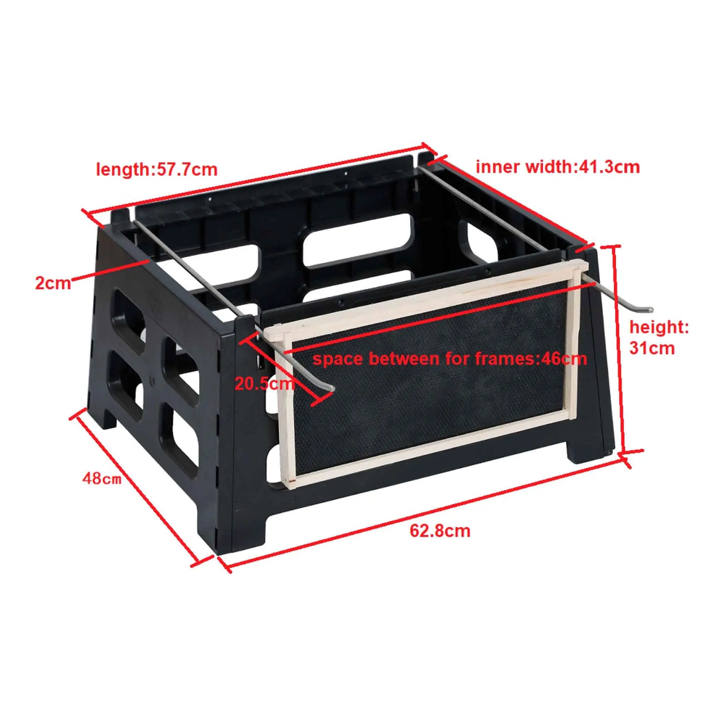 Plastic Beehive Stand 10 Frame Langstroth Bee Hive Base Ant Tool Beekeeping - Paws & Palettes