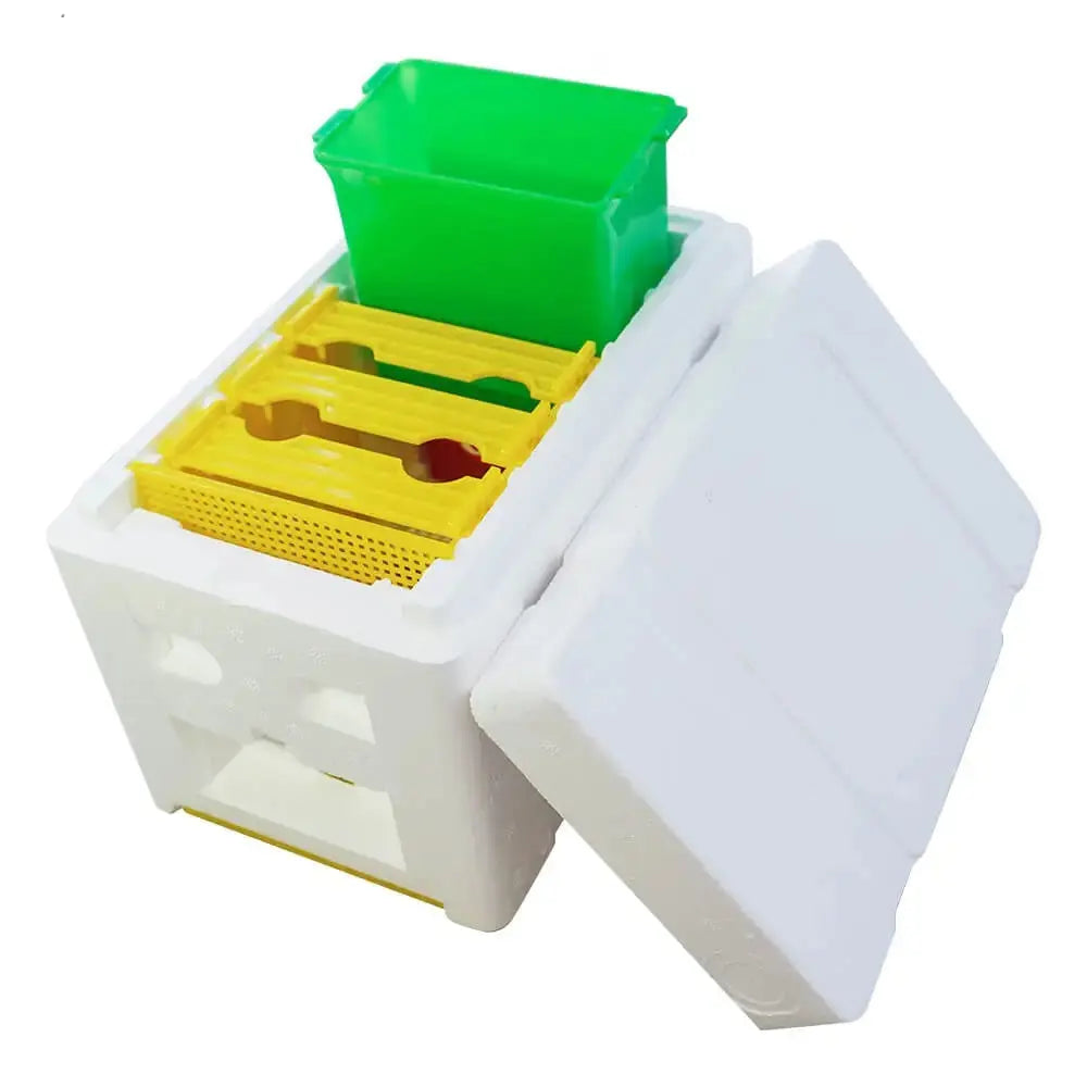 Mini Mating Box Queen Bee Rearing Plastic Styrene Foam Hive Harvest Copulation - Paws & Palettes