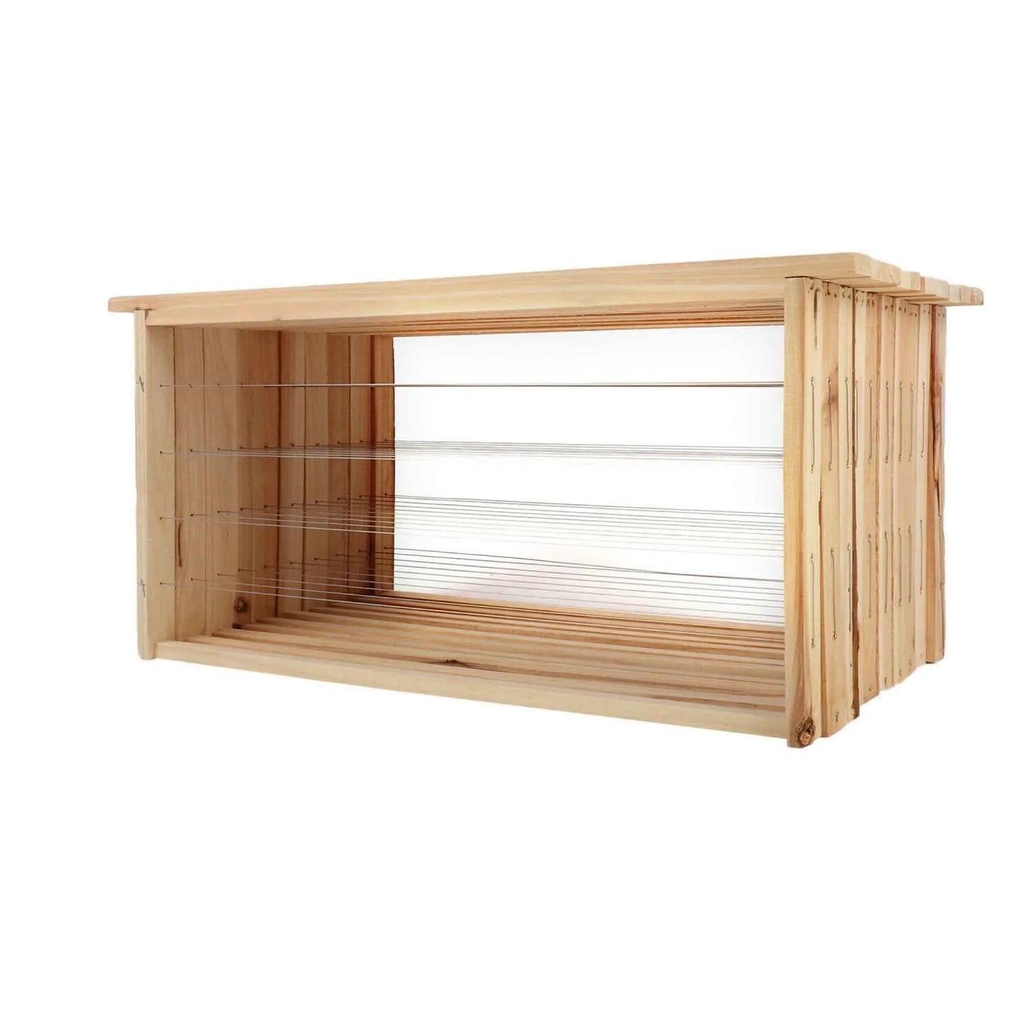 20x Wire Beehive Frame Assembled Wood Steel Unwaxed Deep Hive Frames Beekeeping - Paws & Palettes