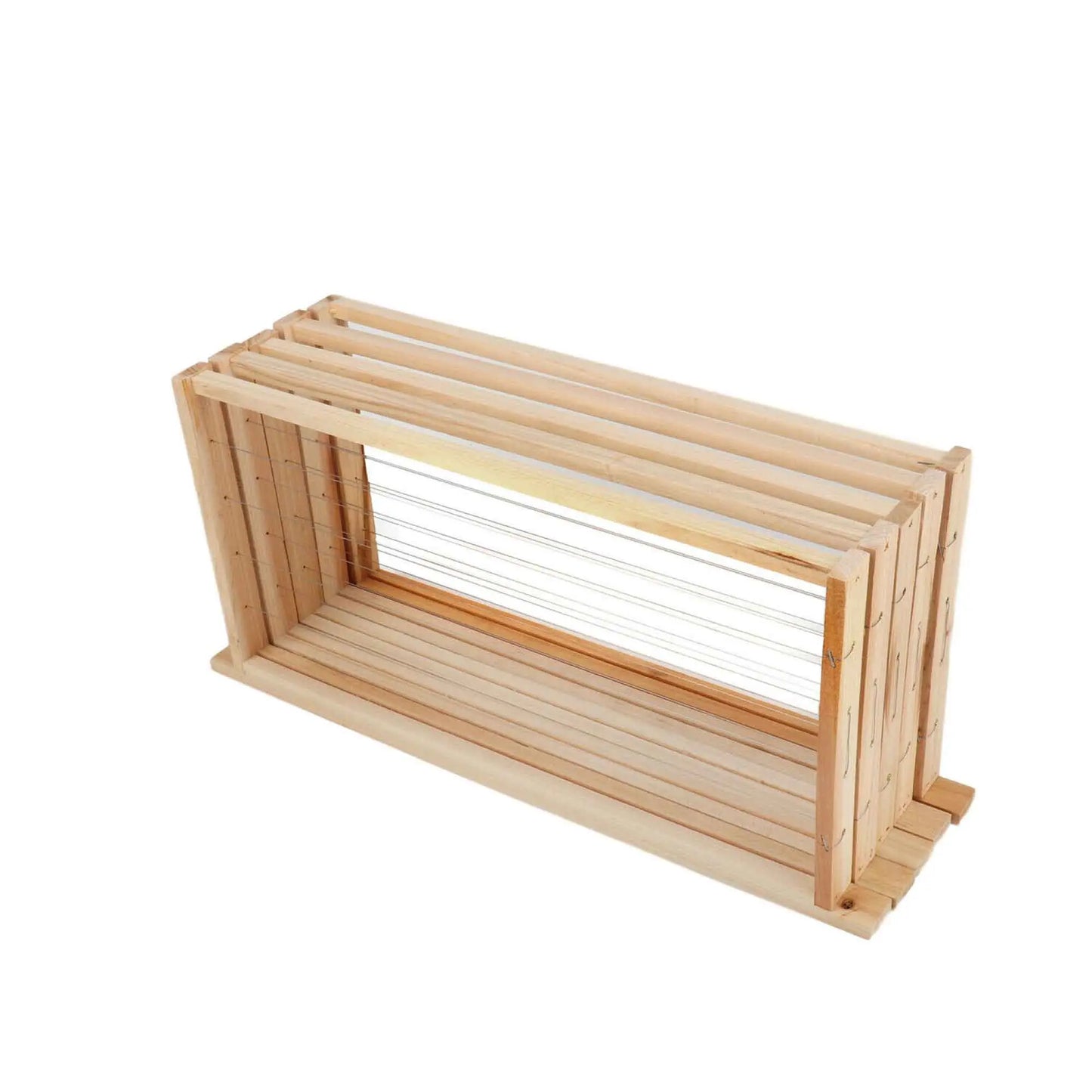 20x Wire Beehive Frame Assembled Wood Steel Unwaxed Deep Hive Frames Beekeeping - Paws & Palettes
