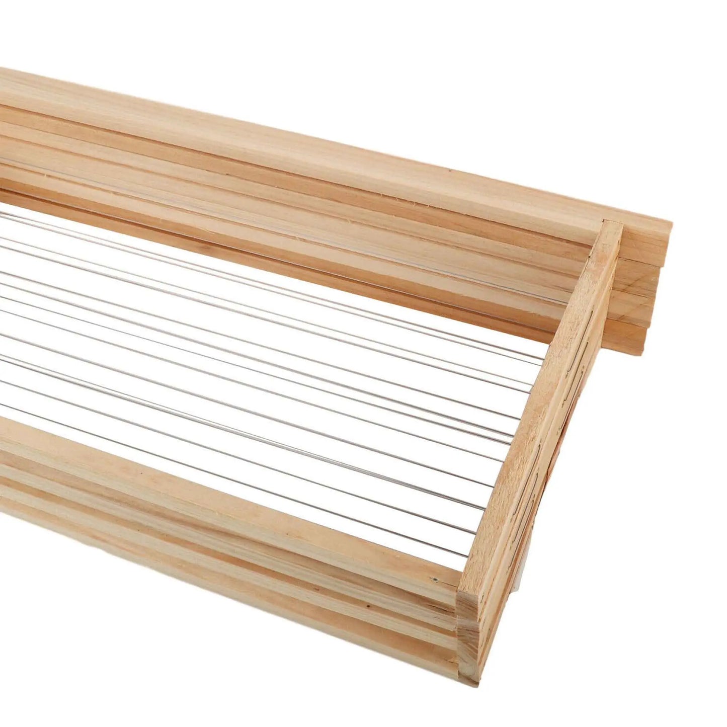 20x Wire Beehive Frame Assembled Wood Steel Unwaxed Deep Hive Frames Beekeeping - Paws & Palettes
