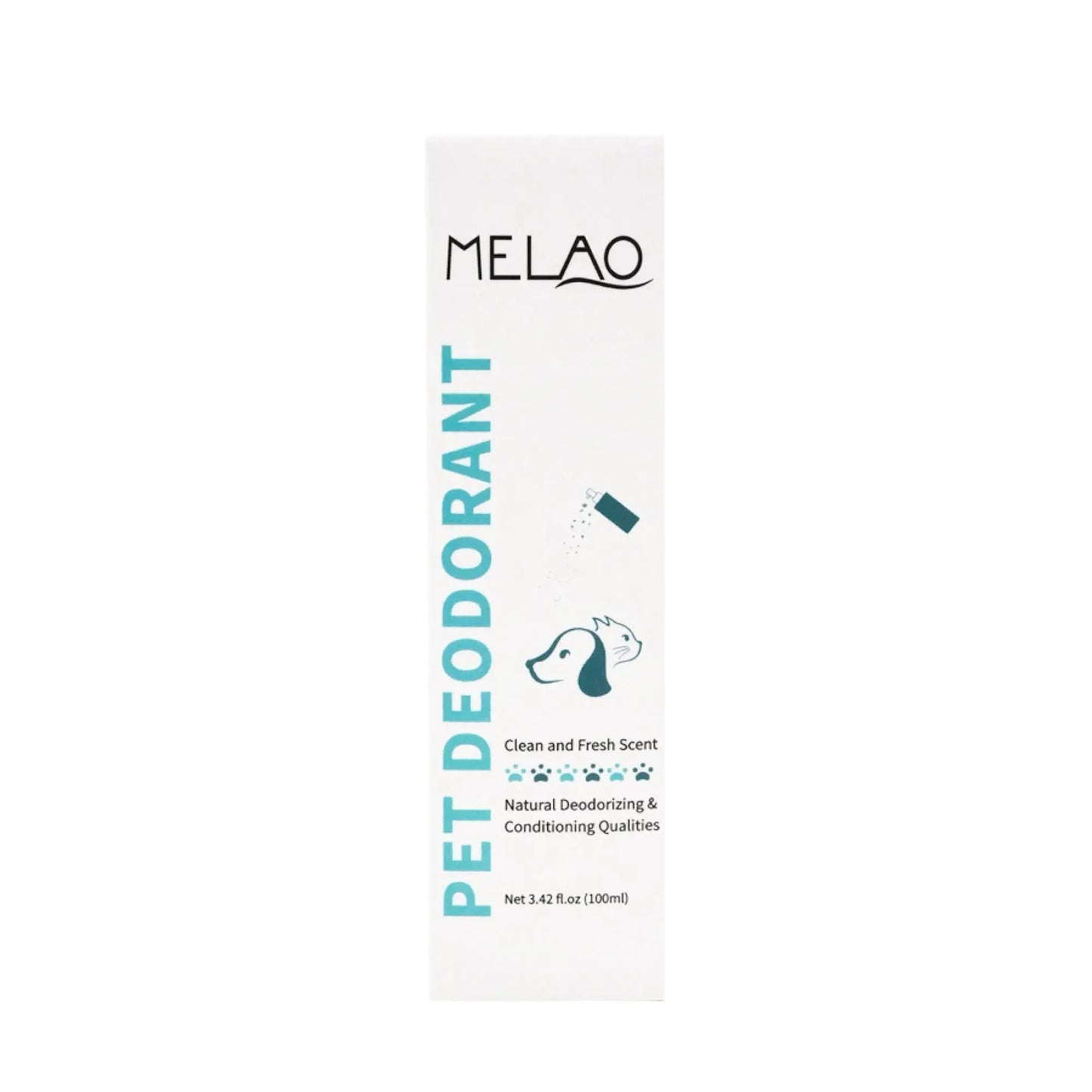 100ml Pet Deodorant - Dog Cat Spray Natural Conditioning Scented Deodorizer Melao Dropshipzone