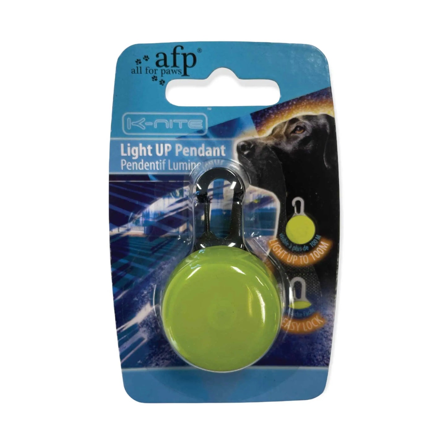 LED Light Up Dog Pendant - Night Glowing Flashing Mini Collar Clip Puppy Pet AFP - Paws & Palettes