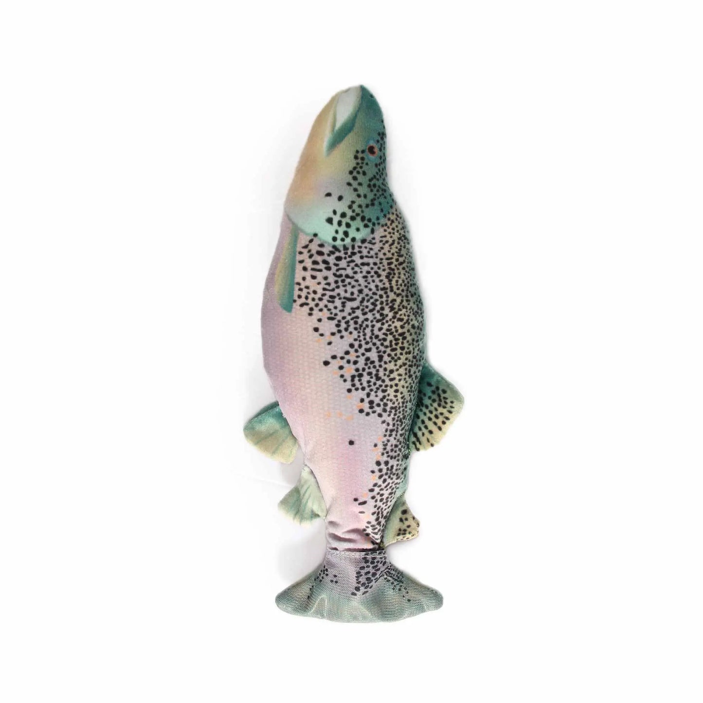 Jittering Trout Cat Toy - Flopping Dancing Fish + Catnip Silvervine Electric USB - Paws & Palettes