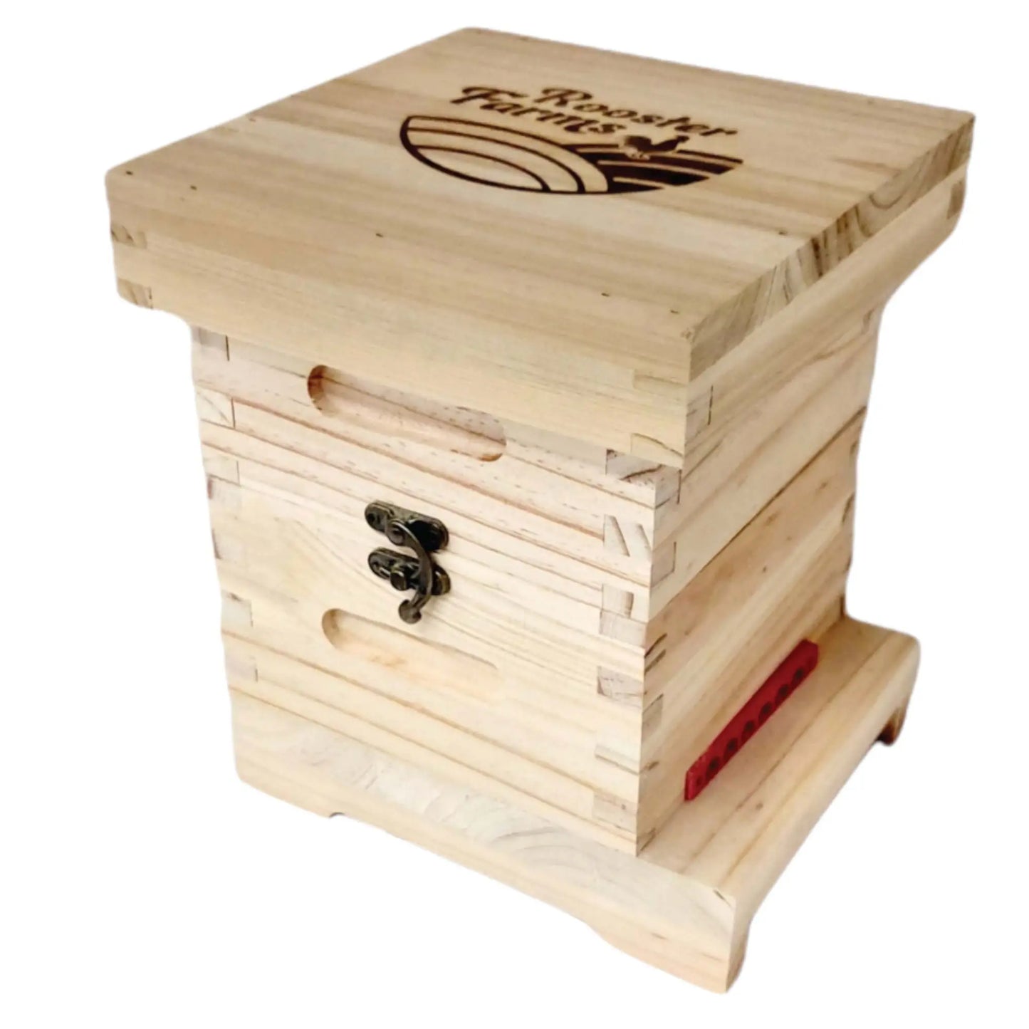 Mini Beehive Box 2 Tier Timber Decor Art Apiarist Gift Jewellery Trinkets Storage - Paws & Palettes