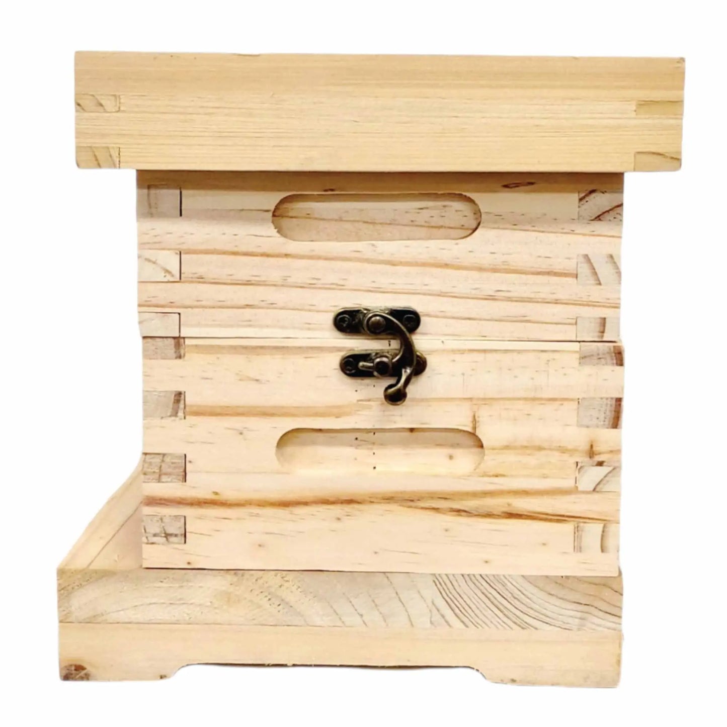 Mini Beehive Box 2 Tier Timber Decor Art Apiarist Gift Jewellery Trinkets Storage - Paws & Palettes