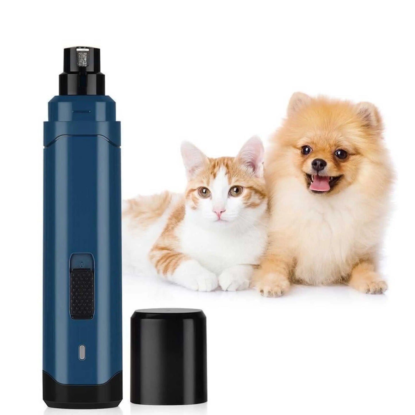 LED Light Pet Nail Grinder Dog Cat Electric Trimmer 2 Speed Rechargeable Filer - Paws & Palettes