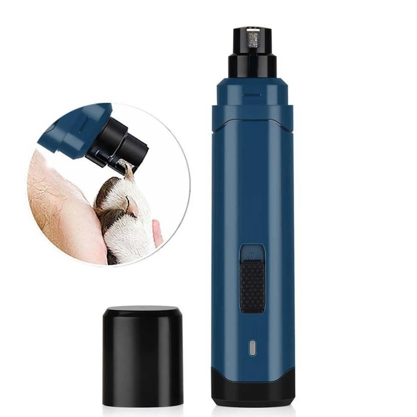 LED Light Pet Nail Grinder Dog Cat Electric Trimmer 2 Speed Rechargeable Filer - Paws & Palettes