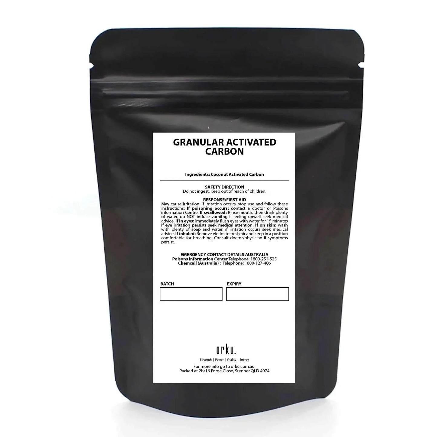 Bulk 10Kg Granular Activated Carbon GAC Coconut Shell Charcoal - Water Filtering Dropshipzone