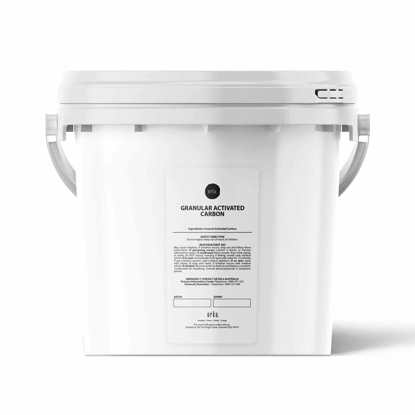 2.5Kg Granular Activated Carbon Tub GAC Coconut Shell Charcoal - Water Filtering Dropshipzone
