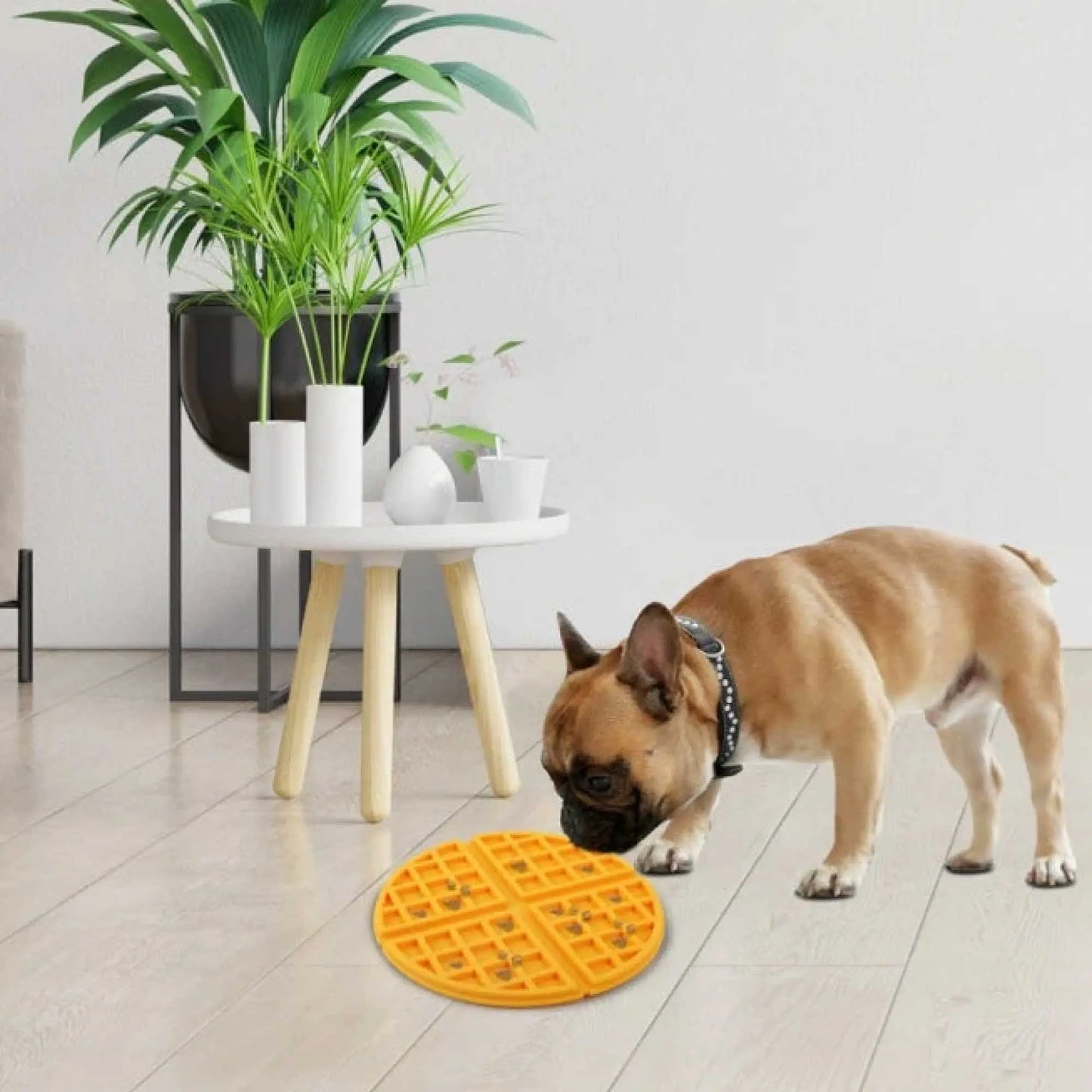 Dog Woofle Lick Mat - Food and Treat Sticky Slow Feeder Pad - Calming Toy - Paws & Palettes