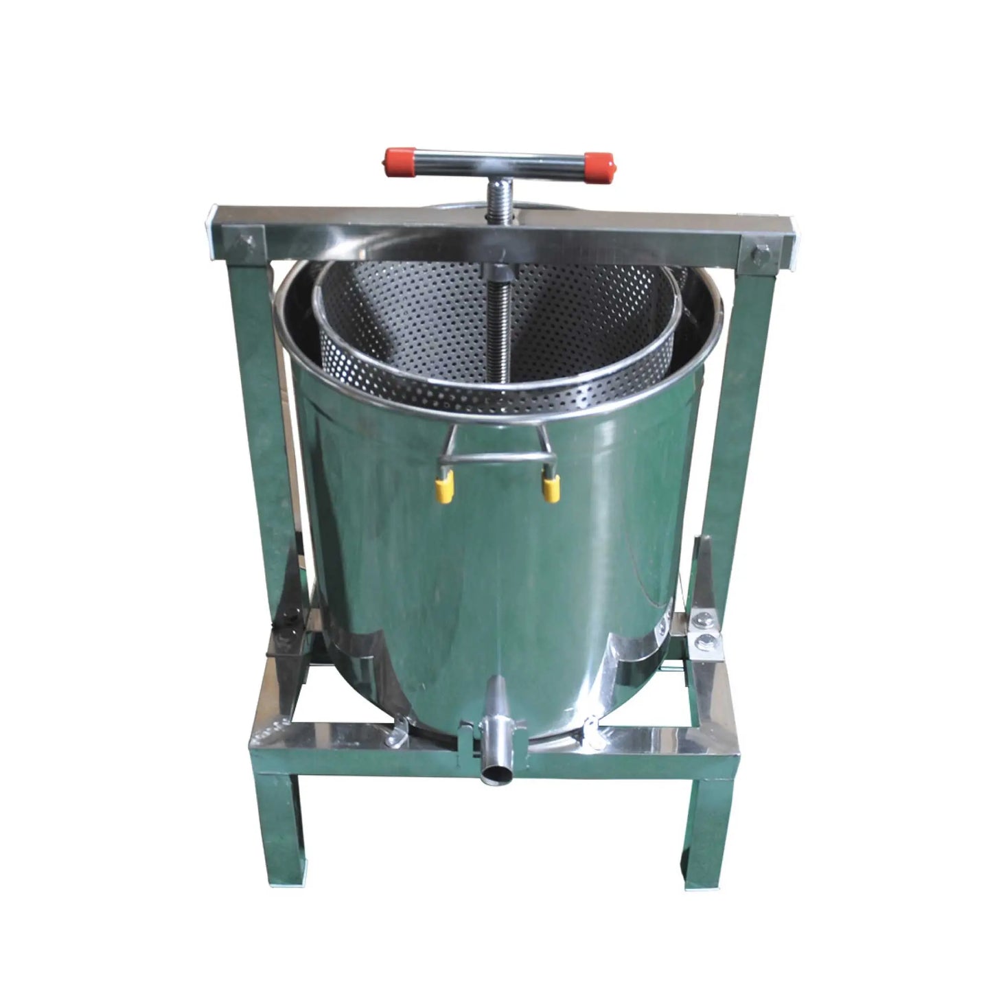 Honey Wax Press 10L - Capping Stainless Steel Manual Presser 23cm Barrel Beekeep - Paws & Palettes