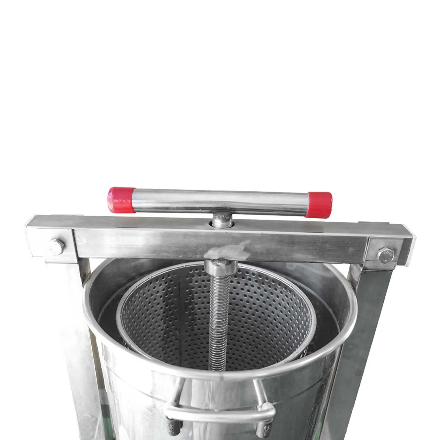 Honey Wax Press 10L - Capping Stainless Steel Manual Presser 23cm Barrel Beekeep - Paws & Palettes