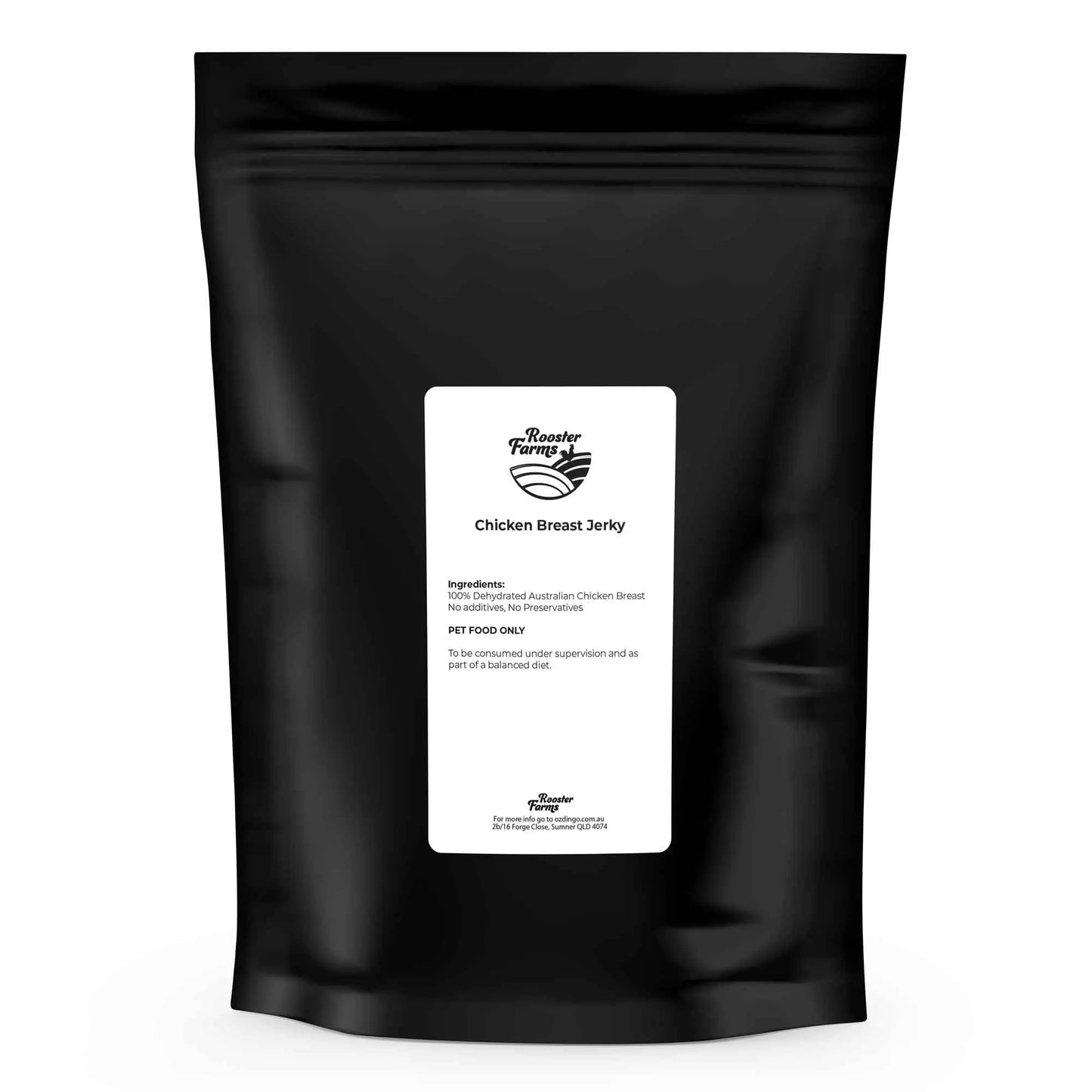 400g Dog Treat Chicken Breast Jerky - Dehydrated Australian Healthy Puppy Chew - Paws & Palettes