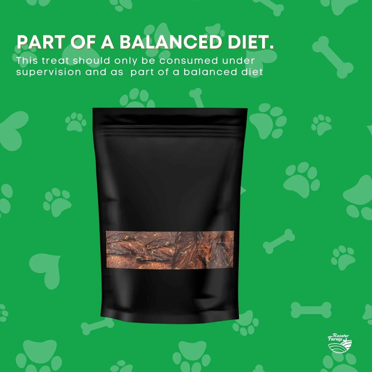 400g Dog Treat Chicken Breast Jerky - Dehydrated Australian Healthy Puppy Chew - Paws & Palettes
