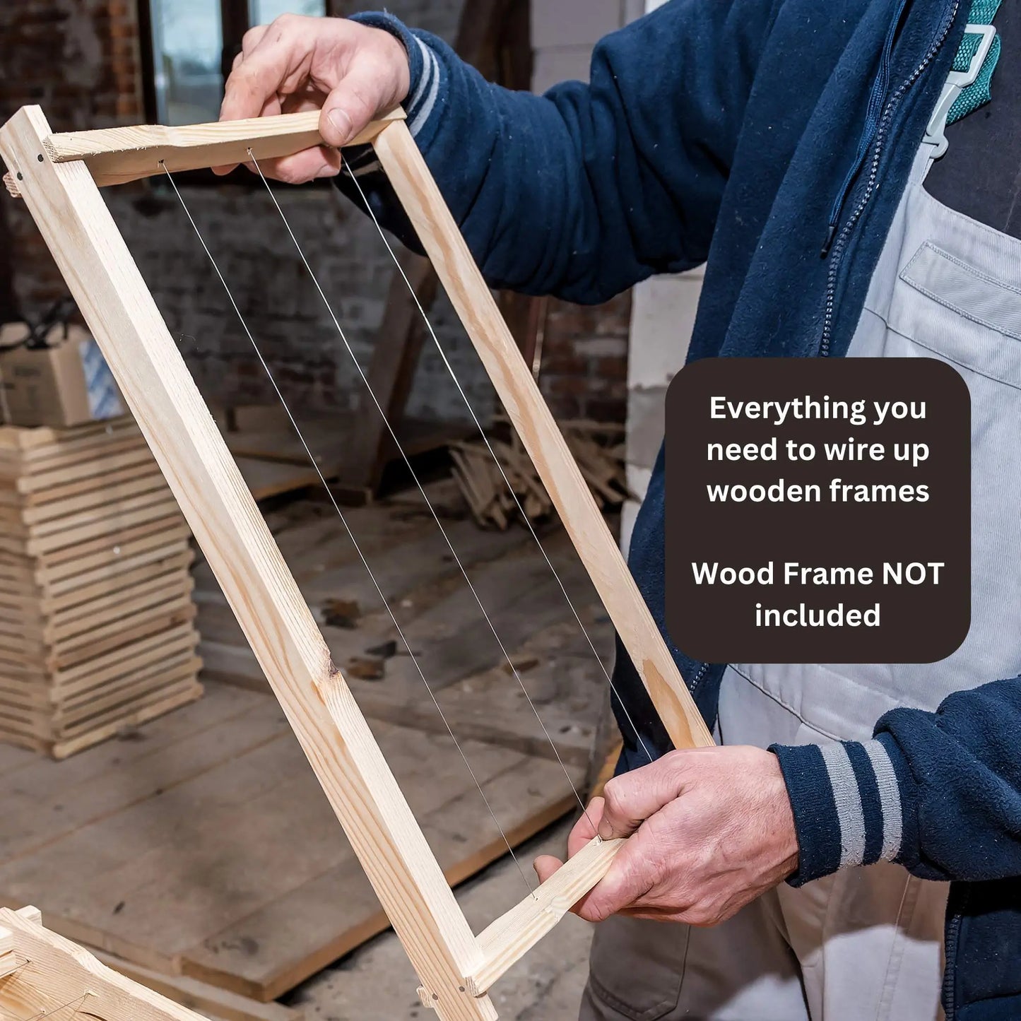 Beekeeping Kit - Wiring Board + 500g Wire + Crimper + 1000 Bee Frame Eyelets - Paws & Palettes