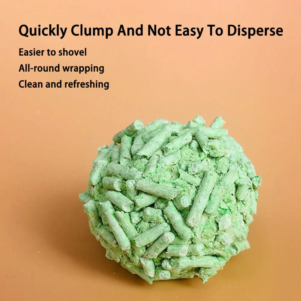 Dust-Free Tofu Cat Litter Quick Clumping & Odor Control Plant-Based Deodorizer Ideal for Multi-Cat Homes - Paws & Palettes