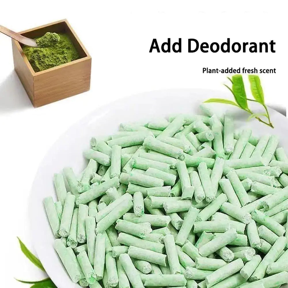 Dust-Free Tofu Cat Litter Quick Clumping & Odor Control Plant-Based Deodorizer Ideal for Multi-Cat Homes - Paws & Palettes