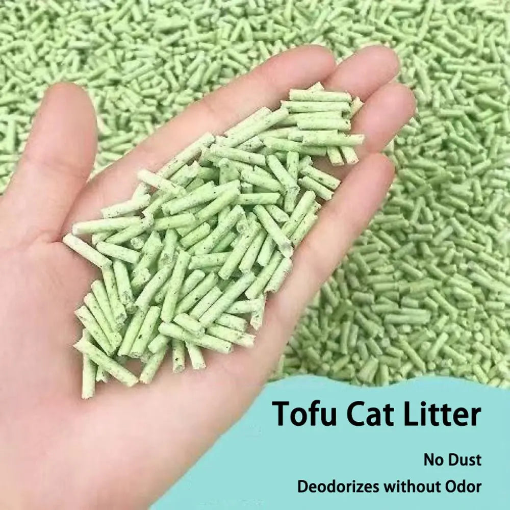 Dust-Free Tofu Cat Litter Quick Clumping & Odor Control Plant-Based Deodorizer Ideal for Multi-Cat Homes - Paws & Palettes