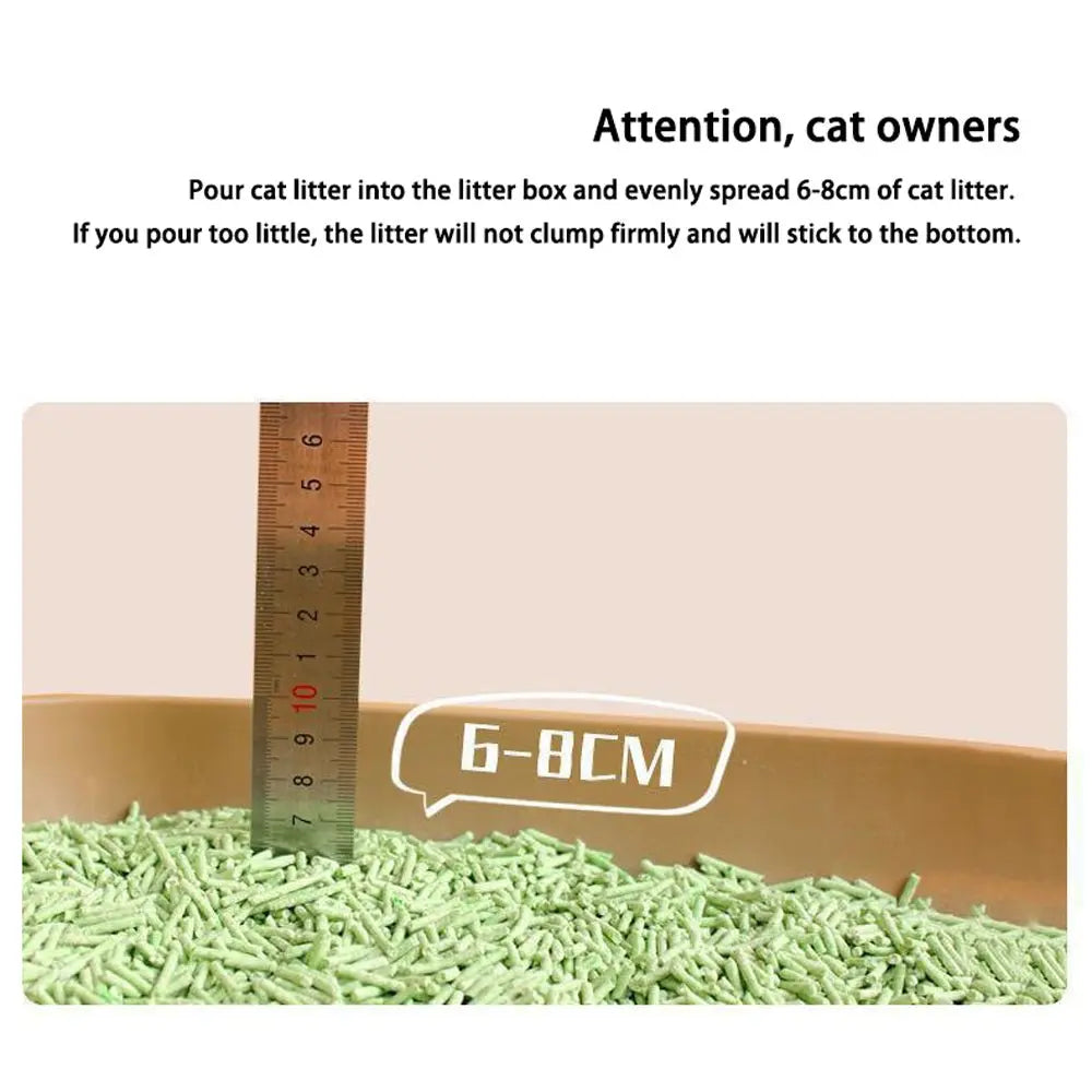 Dust-Free Tofu Cat Litter Quick Clumping & Odor Control Plant-Based Deodorizer Ideal for Multi-Cat Homes - Paws & Palettes