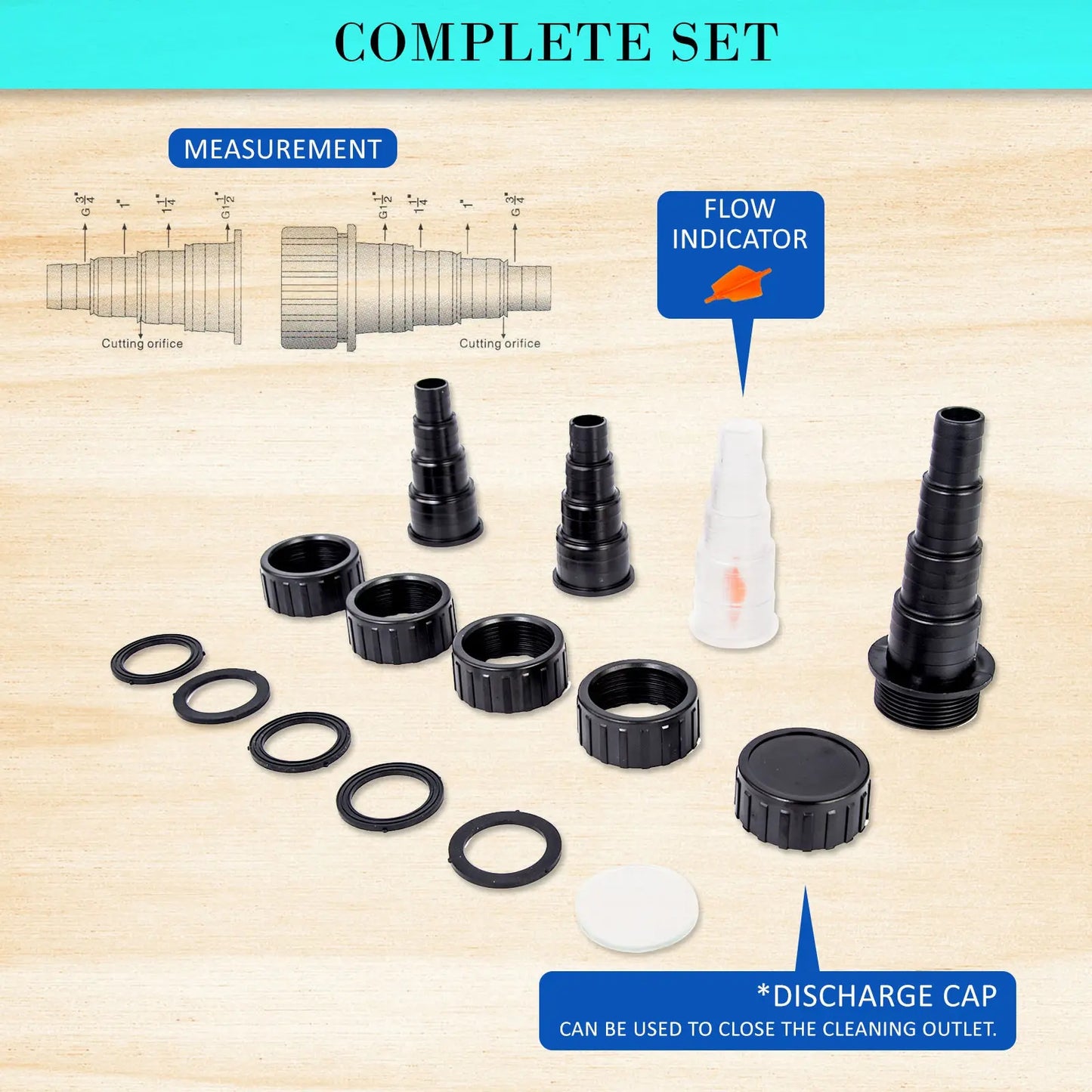 Combo Aquarium Garden Filter 10000L/H + Submersible Water Pump 16000L/H - Paws & Palettes