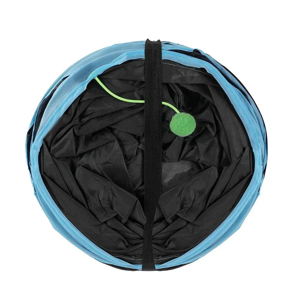 YES4PETS Pet Cat Toys Tri-Tunnel Collapsible Tent Training Play Kitten Rabbit Tubes Dropshipzone
