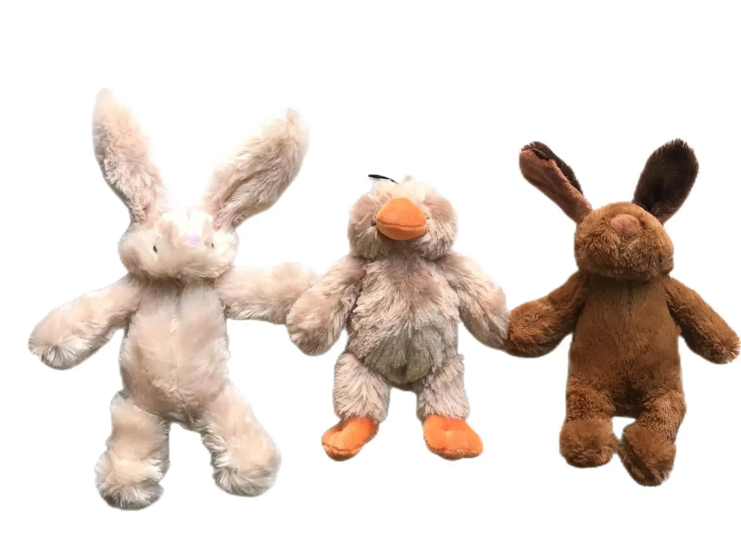YES4PETS 3 x Pet Puppy Dog Toy Play Animal Plush Toy Soft Squeaky 25 cm Toy - Paws & Palettes