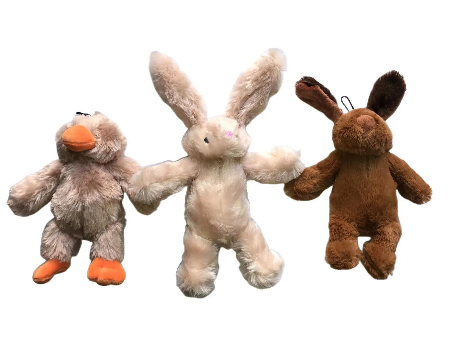 YES4PETS 3 x Pet Puppy Dog Toy Play Animal Plush Toy Soft Squeaky 25 cm Toy - Paws & Palettes