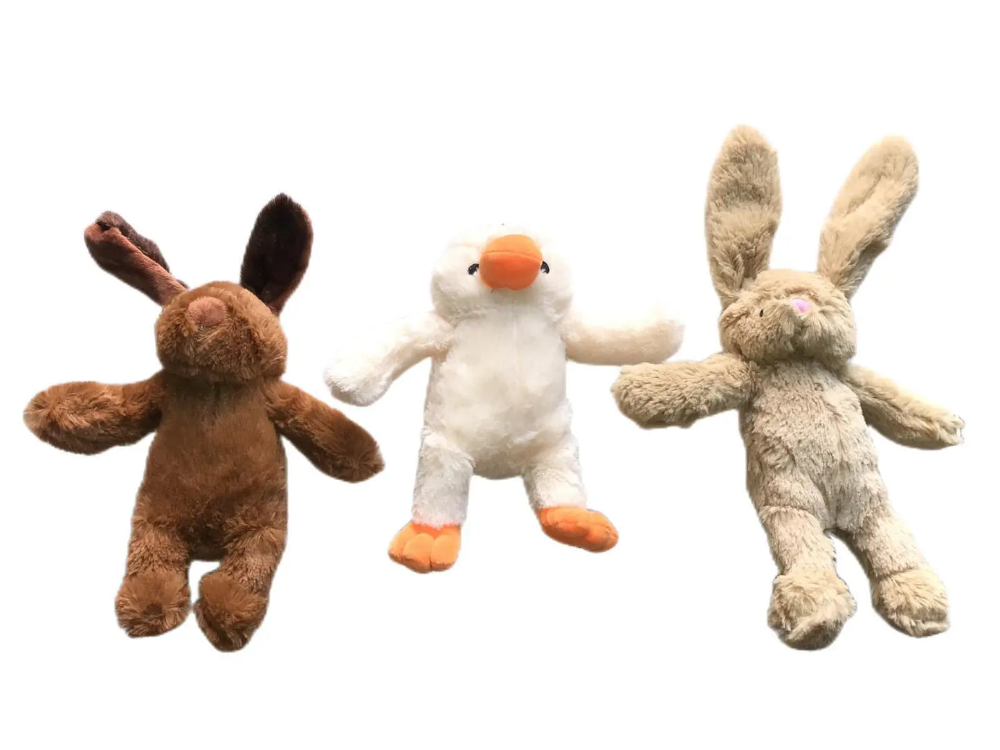 YES4PETS 3 x Pet Puppy Dog Toy Play Animal Plush Toy Soft Squeaky 25 cm Toy - Paws & Palettes