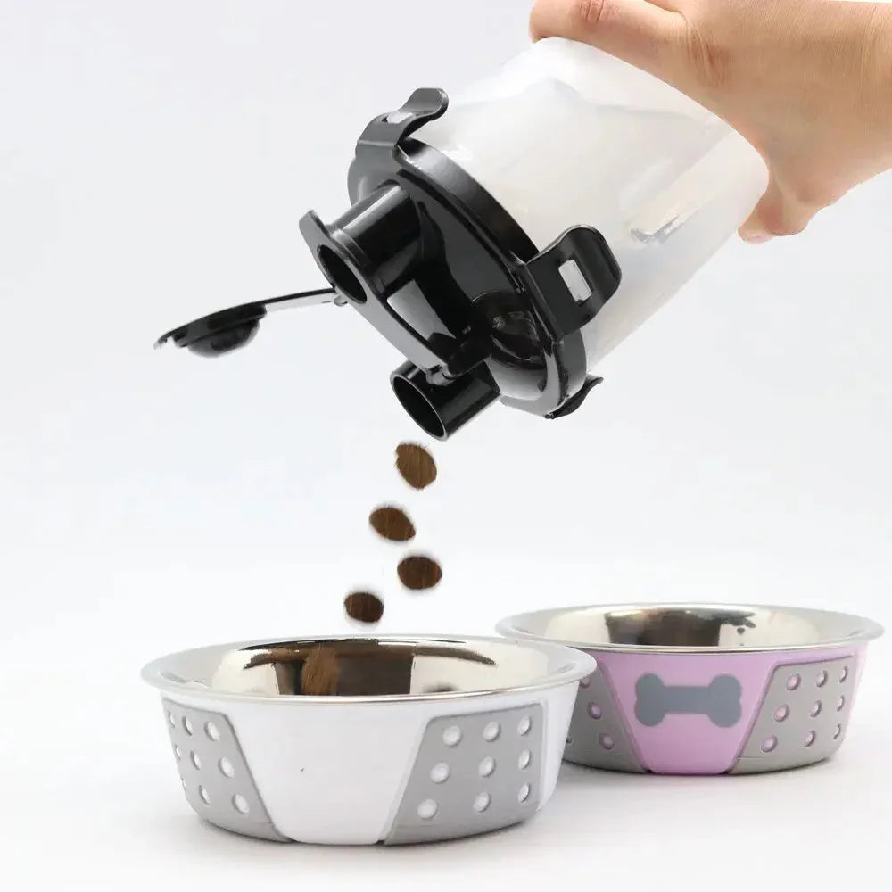 YES4PETS Portable Pet Dog Puppy Cat Drinking Travel Food Water Feeder Bottle Dropshipzone