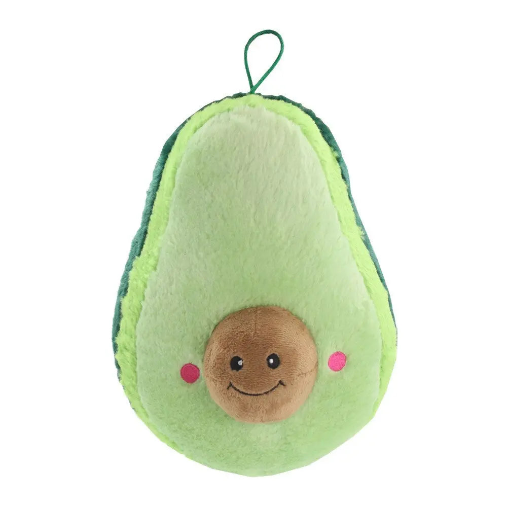 YES4PETS 2 x Pet Puppy Dog Toy Play Animal Plush Toy Soft Dog Toy Mega Avocado Plush Toy 25X20X17cm - Paws & Palettes