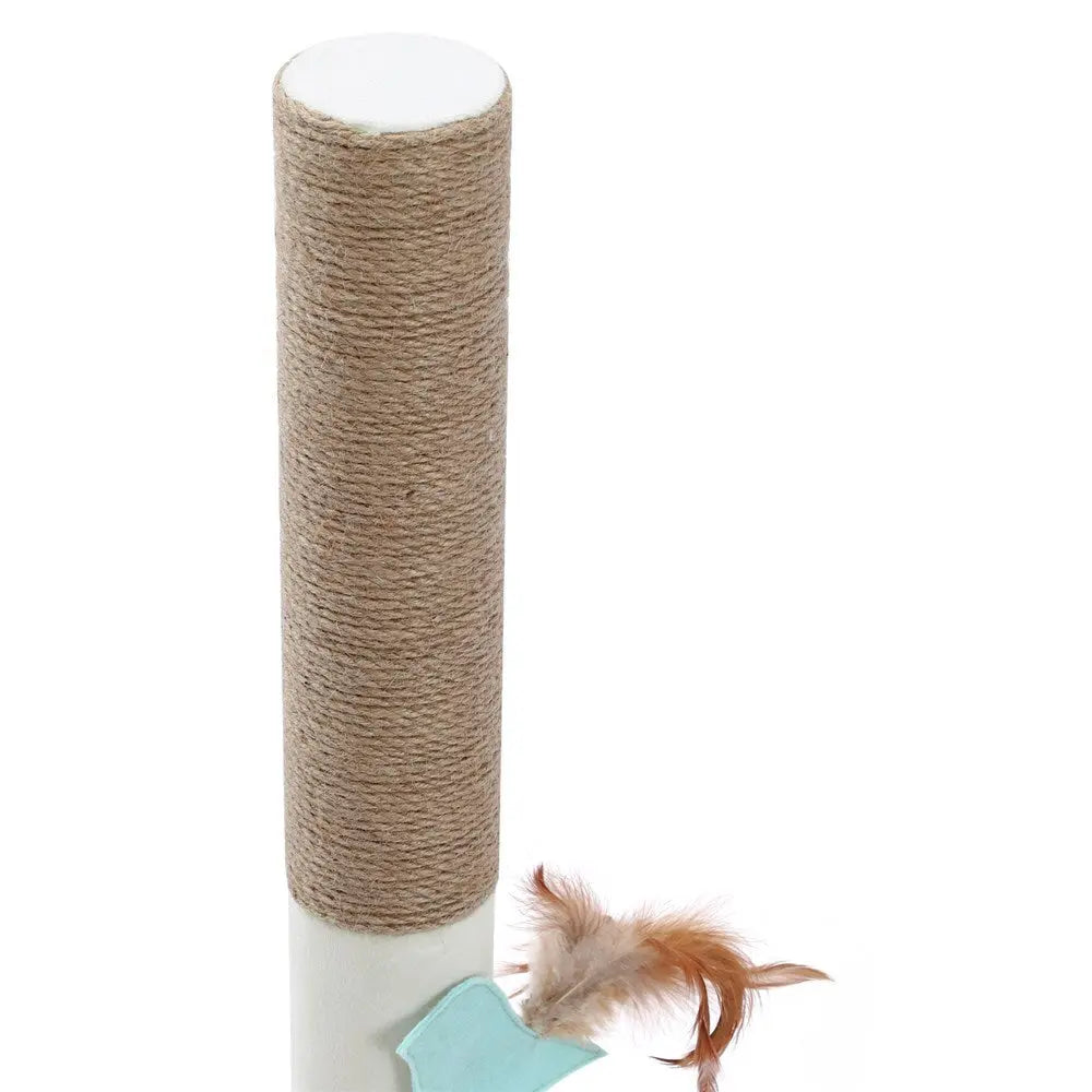 YES4PETS 89 cm Cat Kitten Single Scratching Post with Toy - Paws & Palettes